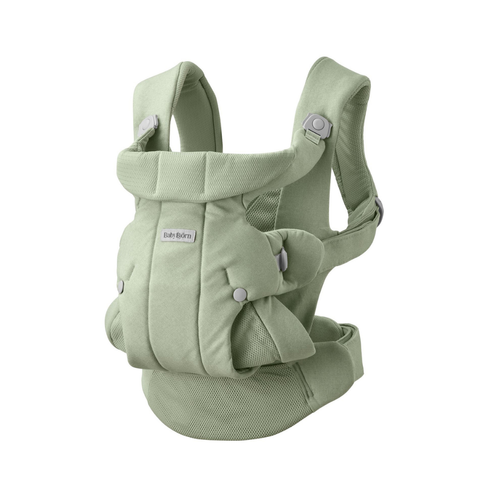 BABYBJORN - nosidełko HOLD, WOVEN, jasnozielony