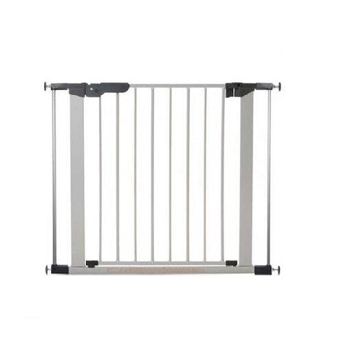 Baby Dan - Bramka ochronna PREMIER + 2 rozszerzenia, srebrny